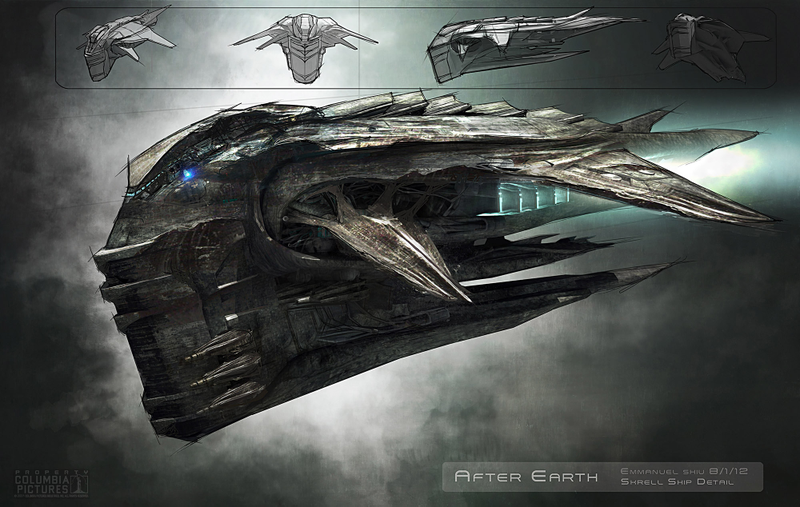 Illustration for article titled More Lovely Concept Art of Our Future Space Armadas